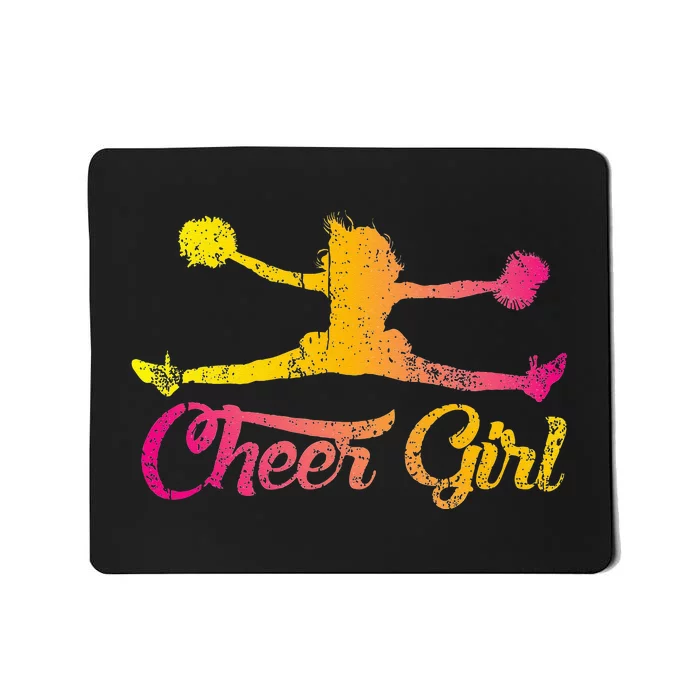 Cheerleader Cheer  Cheering Colorful Cheerleading Mousepad