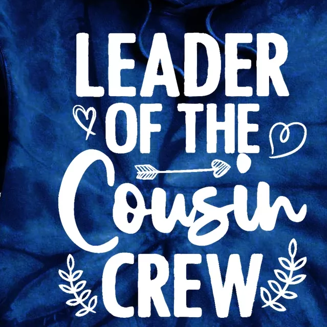 Cute Cousin Crew Art For Family Cousin Crew Tie Dye Hoodie