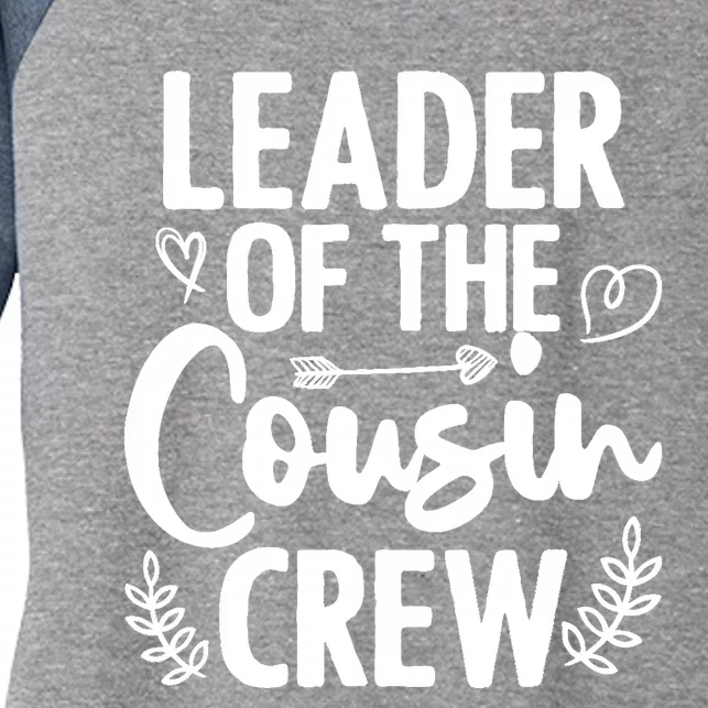 Cute Cousin Crew Art For Family Cousin Crew Women's Tri-Blend 3/4-Sleeve Raglan Shirt