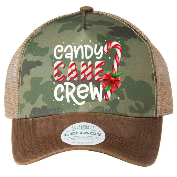 Candy Cane Crew Funny Christmas Candy Lover Xmas Legacy Tie Dye Trucker Hat