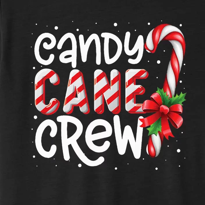 Candy Cane Crew Funny Christmas Candy Lover Xmas ChromaSoft Performance T-Shirt