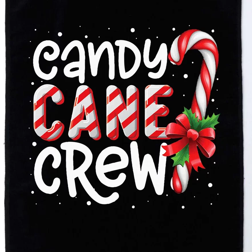 Candy Cane Crew Funny Christmas Candy Lover Xmas Platinum Collection Golf Towel