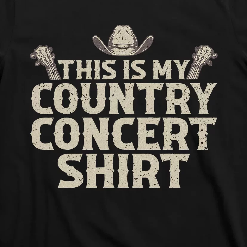 Cool Country Concert For Men Women Country Music Lover T-Shirt