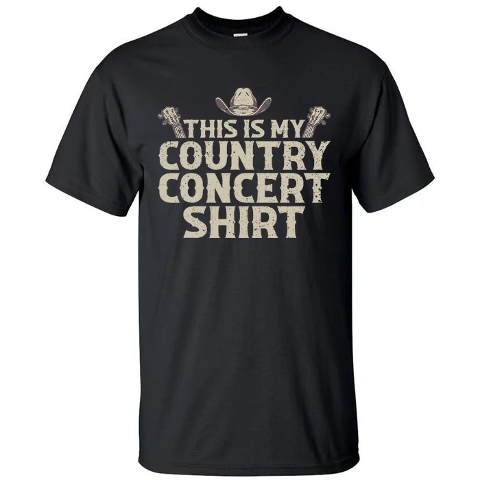 Cool Country Concert For Men Women Country Music Lover Tall T-Shirt