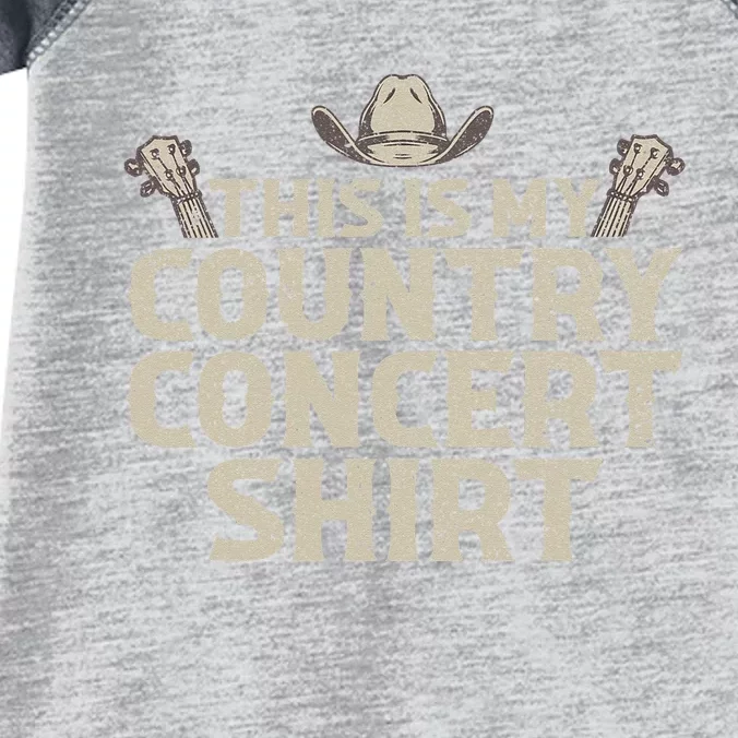 Cool Country Concert For Men Women Country Music Lover Infant Baby Jersey Bodysuit