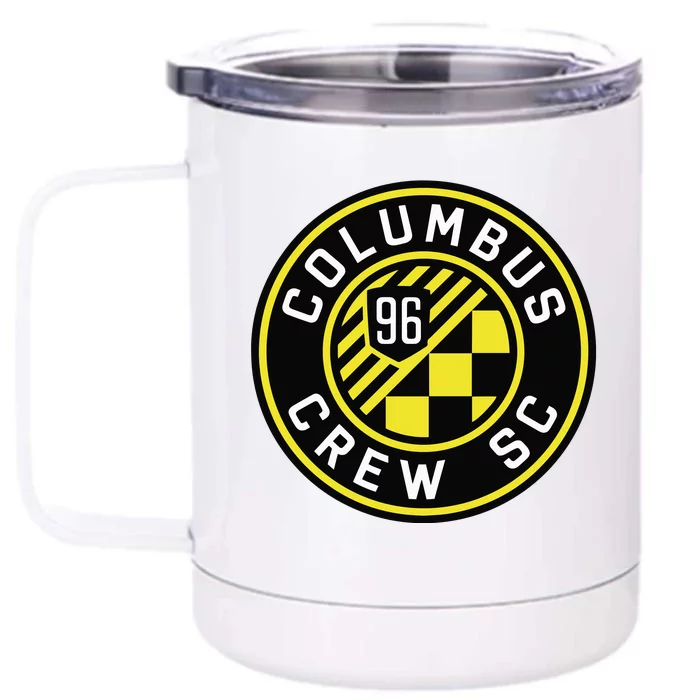 Cool Columbus Crew Sc 96 Soccer Front & Back 12oz Stainless Steel Tumbler Cup