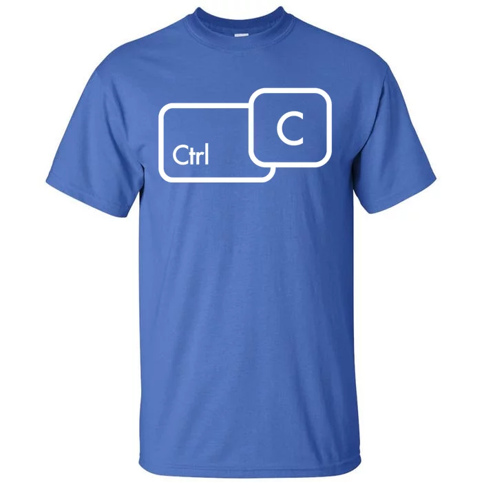 Ctrl C Copy Paste Family Matching Gift Tall T-Shirt