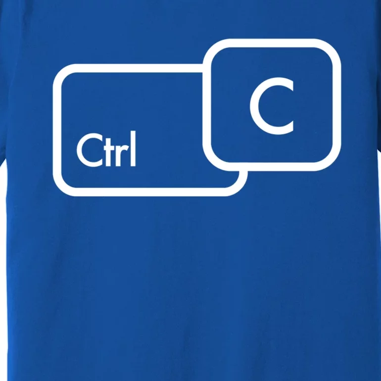 Ctrl C Copy Paste Family Matching Gift Premium T-Shirt