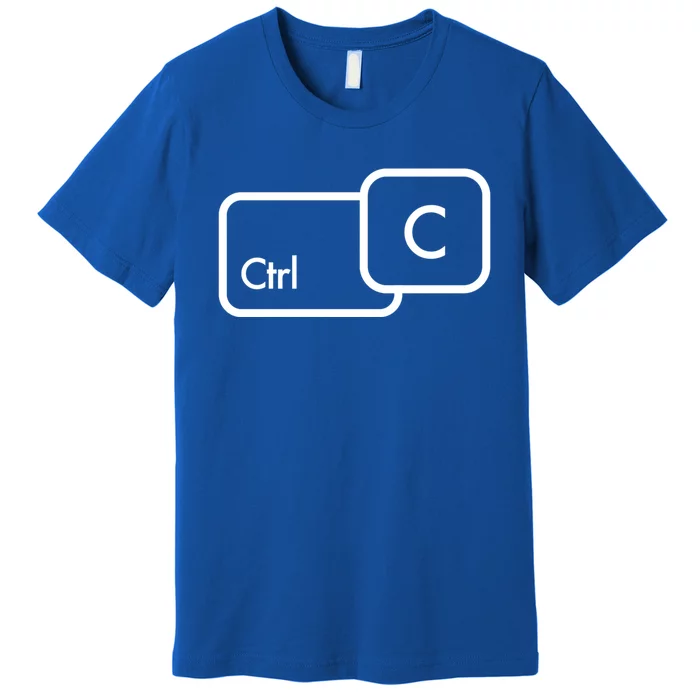 Ctrl C Copy Paste Family Matching Gift Premium T-Shirt