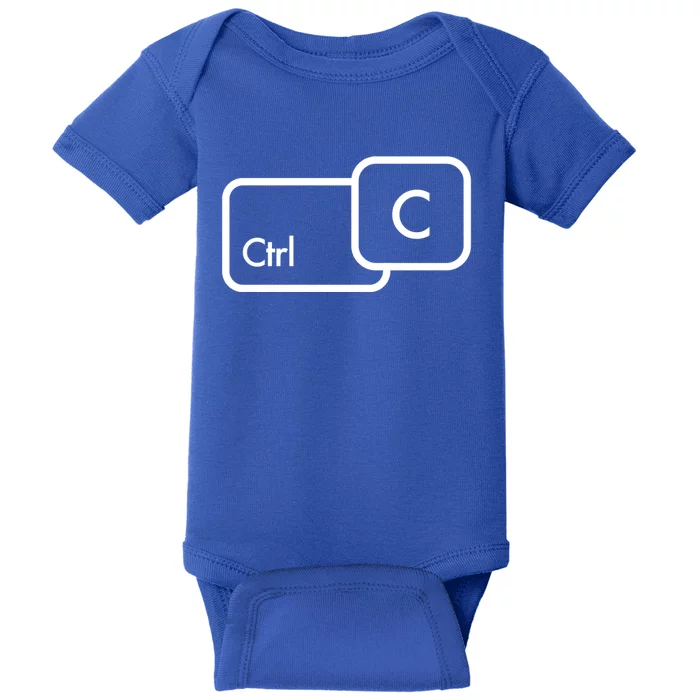 Ctrl C Copy Paste Family Matching Gift Baby Bodysuit