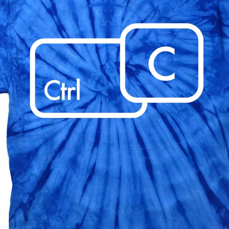 Ctrl C Copy Paste Family Matching Gift Tie-Dye T-Shirt