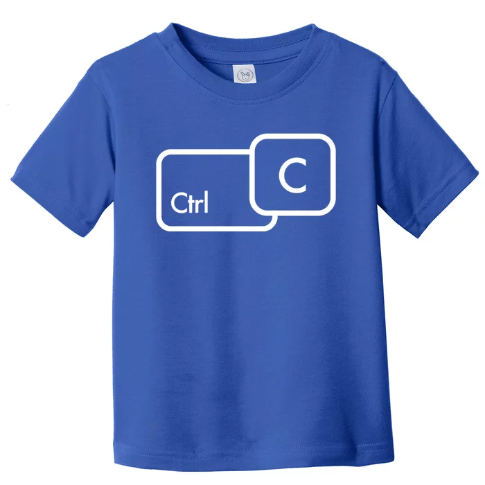 Ctrl C Copy Paste Family Matching Gift Toddler T-Shirt