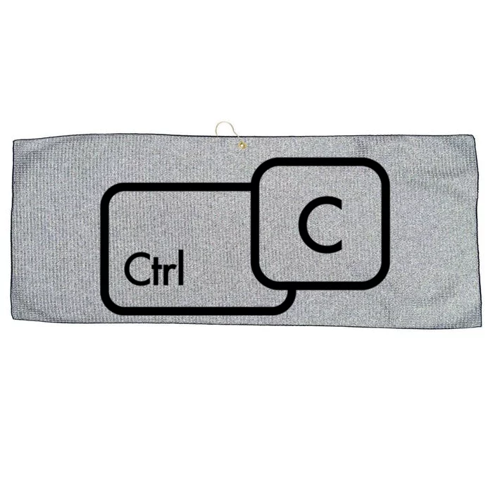 Ctrl C Copy Paste Family Matching Gift Large Microfiber Waffle Golf Towel