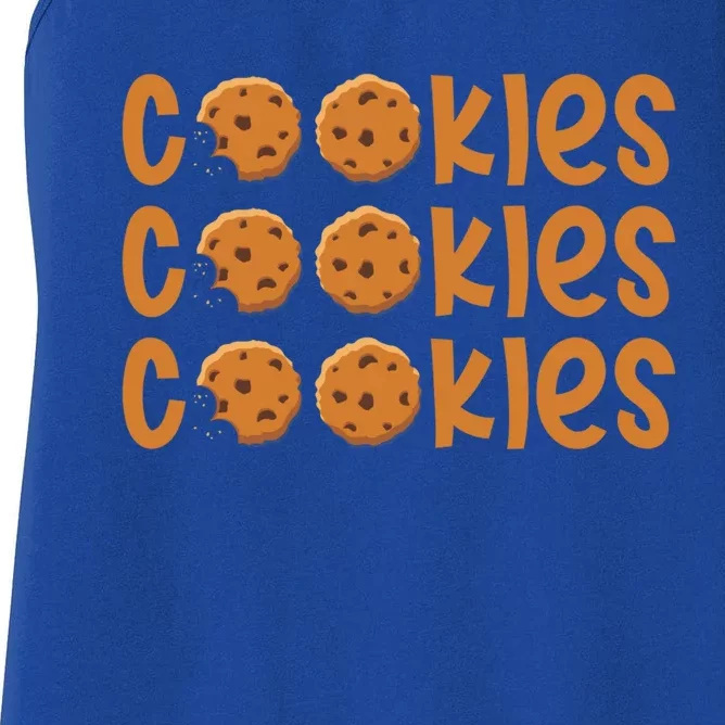 Cookies Cookies Cookies Lover Gift Women's Racerback Tank