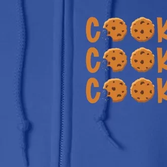 Cookies Cookies Cookies Lover Gift Full Zip Hoodie