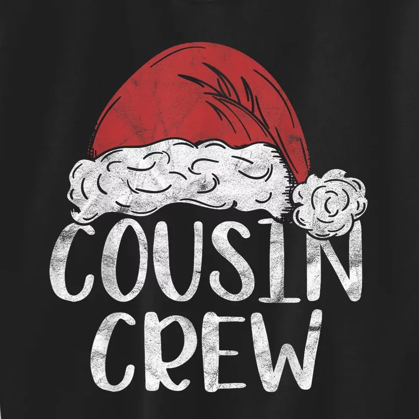 Cousin Crew Christmas Costume Gift Matching Family Xmas Kids Sweatshirt