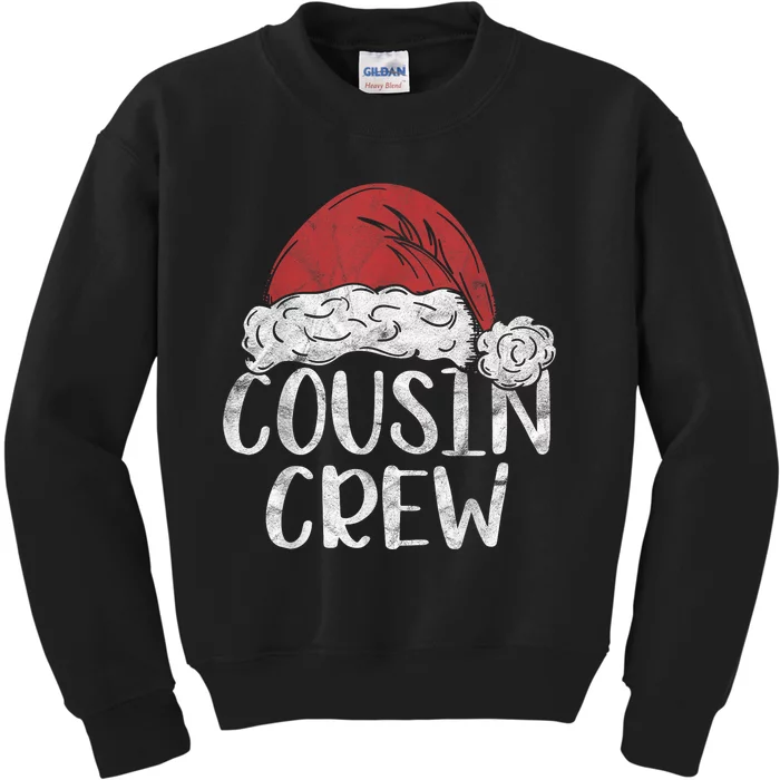 Cousin Crew Christmas Costume Gift Matching Family Xmas Kids Sweatshirt