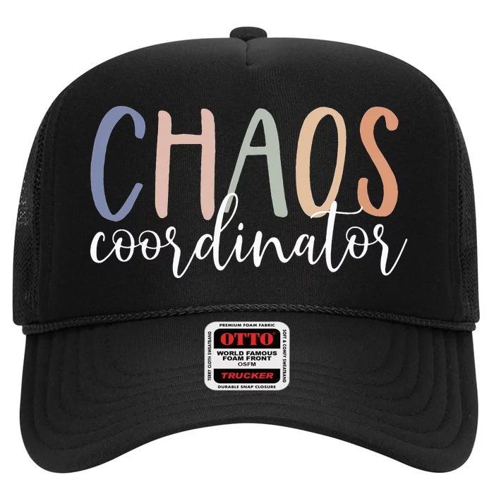 Chaos Coordinator High Crown Mesh Trucker Hat