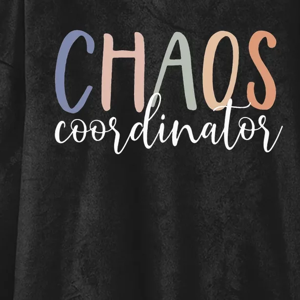 Chaos Coordinator Hooded Wearable Blanket