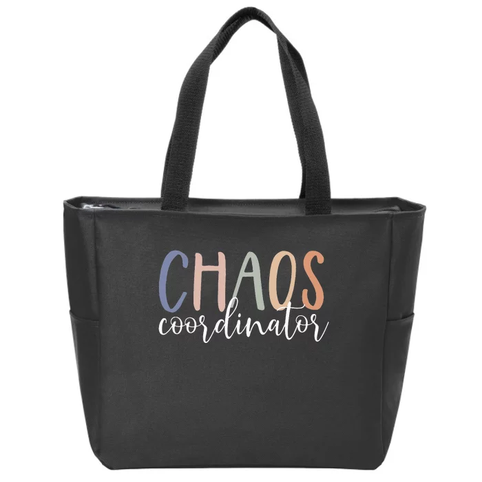 Chaos Coordinator Zip Tote Bag