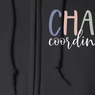 Chaos Coordinator Full Zip Hoodie