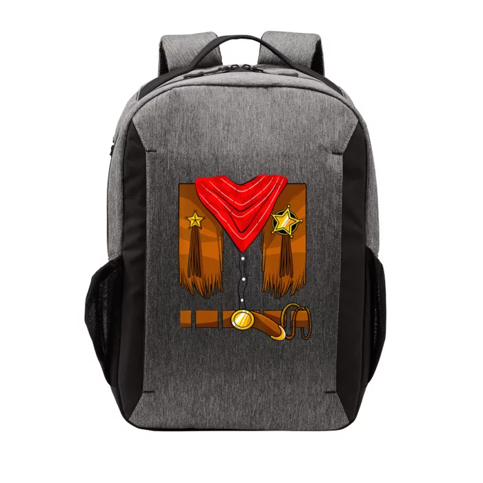 Cowboy Costume Cowgirl Girls Halloween Vector Backpack