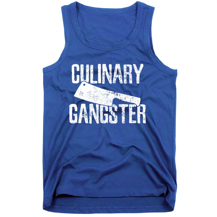 Chef Cook Cooking Culinary Gangster Vintage Gift Tank Top