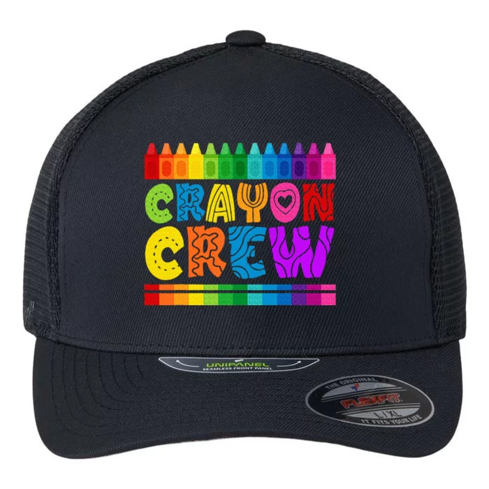 C.R.A.Y.O.N Crew Coloring Flexfit Unipanel Trucker Cap