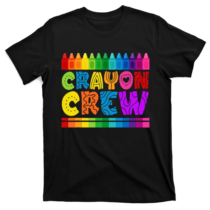 C.R.A.Y.O.N Crew Coloring T-Shirt