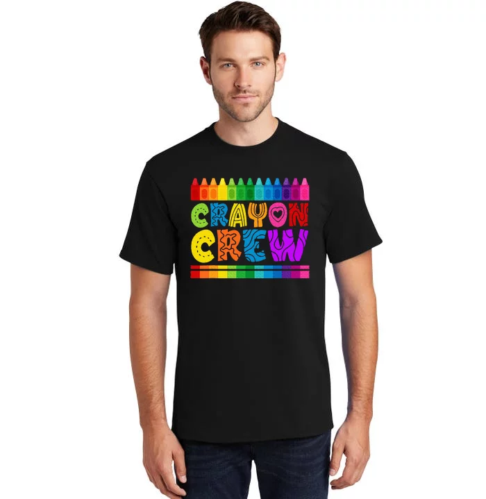 C.R.A.Y.O.N Crew Coloring Tall T-Shirt