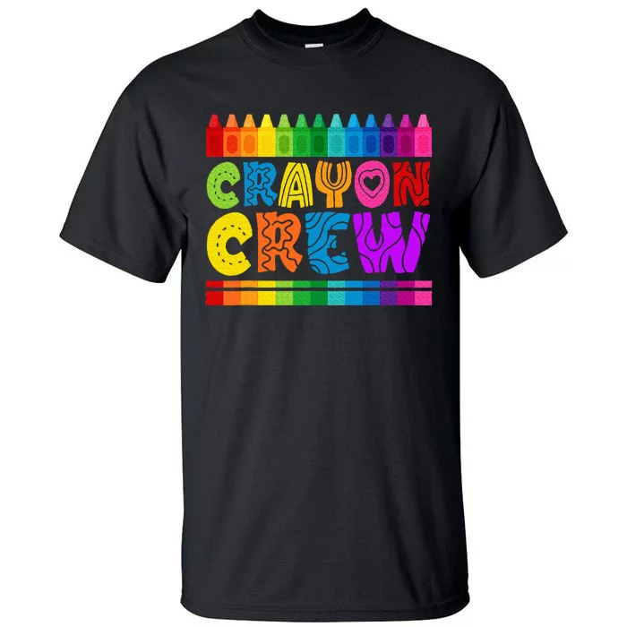 C.R.A.Y.O.N Crew Coloring Tall T-Shirt