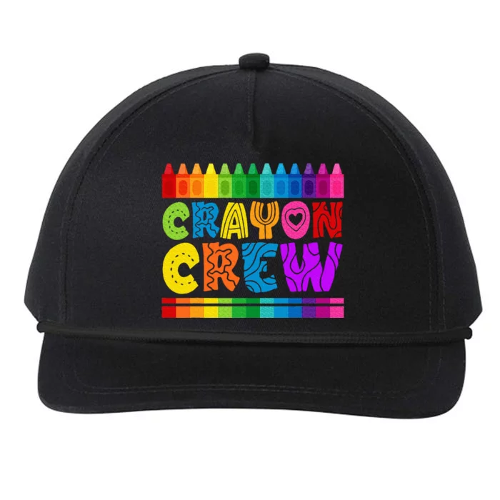 C.R.A.Y.O.N Crew Coloring Snapback Five-Panel Rope Hat