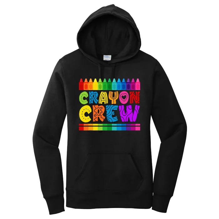 C.R.A.Y.O.N Crew Coloring Women's Pullover Hoodie