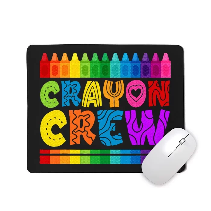 C.R.A.Y.O.N Crew Coloring Mousepad