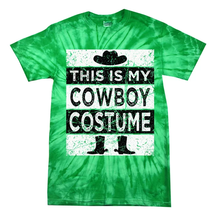 Cowboy Costume Country Western Costume Tie-Dye T-Shirt