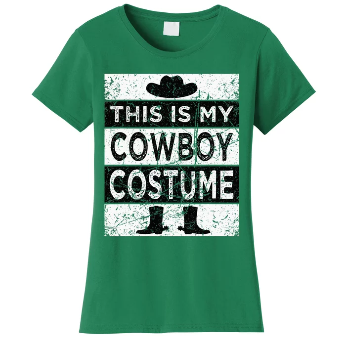 Cowboy Costume Country Western Costume Women's T-Shirt