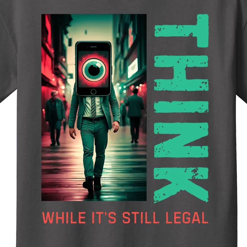 Conservative Cancel Culture Think While Its Still Legal Kids T-Shirt