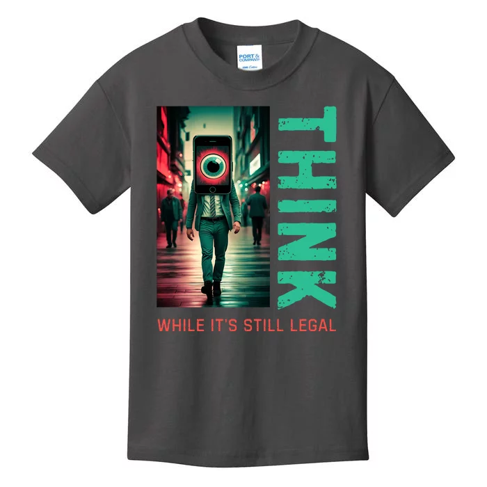 Conservative Cancel Culture Think While Its Still Legal Kids T-Shirt