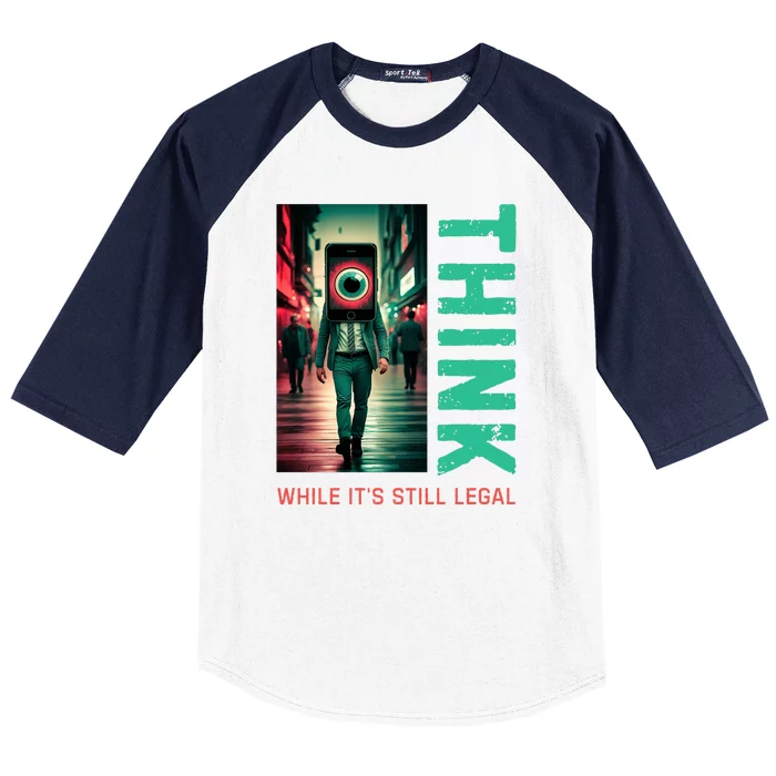 Conservative Cancel Culture Think While Its Still Legal Baseball Sleeve Shirt