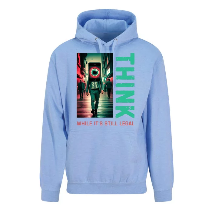 Conservative Cancel Culture Think While Its Still Legal Unisex Surf Hoodie