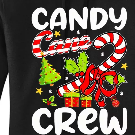 Candy Cane Crew Christmas Candy Cane Party Boys Girls Women's Pullover Hoodie