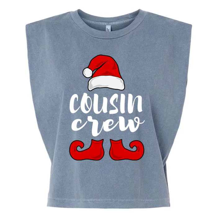 Christmas Cousin Crew Family Matching Pajamas Xmas Meaningful Gift Garment-Dyed Women's Muscle Tee