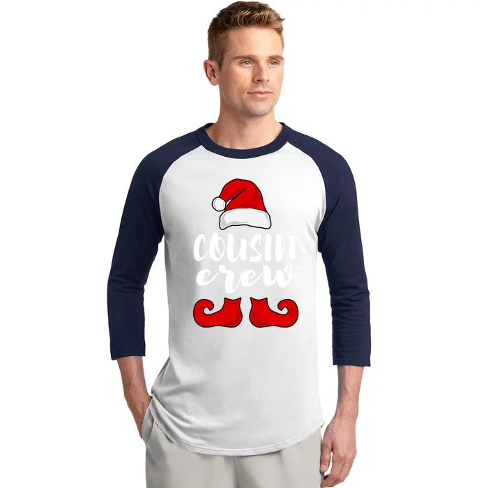 Christmas Cousin Crew Family Matching Pajamas Xmas Meaningful Gift Baseball Sleeve Shirt