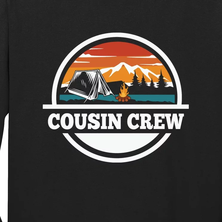 Cousin Crew Camping Outdoor Summer Gift Long Sleeve Shirt