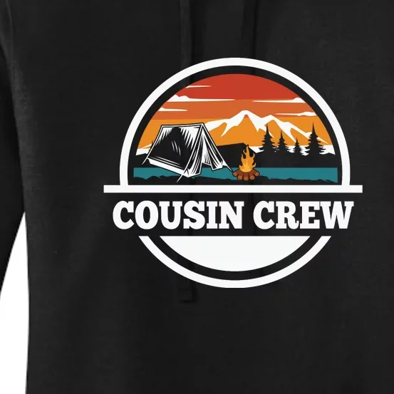 Cousin Crew Camping Outdoor Summer Gift Women's Pullover Hoodie