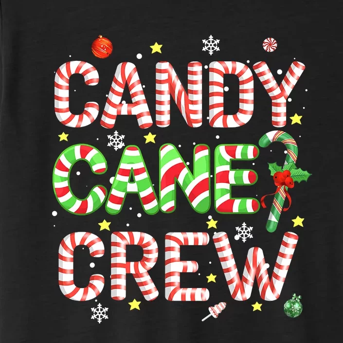 Candy Cane Crew Funny Christmas Candy Lover X-mas Pajamas ChromaSoft Performance T-Shirt