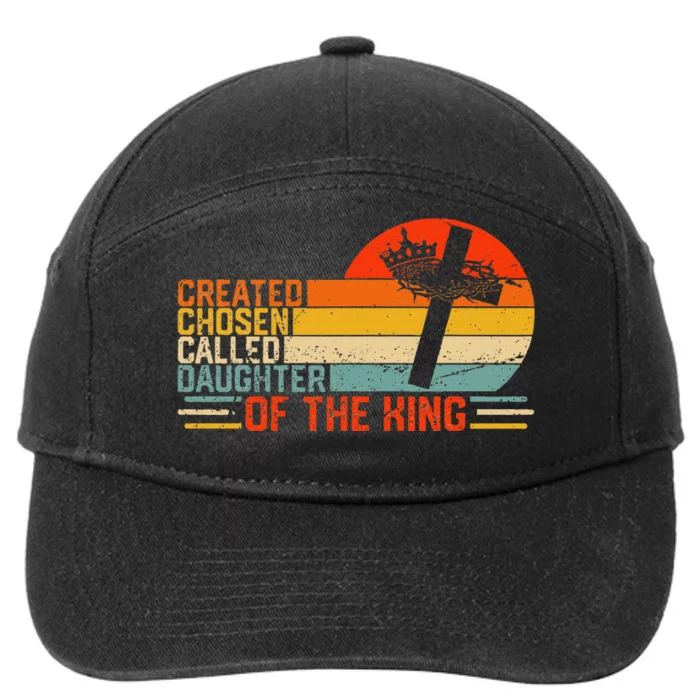 Created Chosen Called Daughter Of King Biblical 7-Panel Snapback Hat