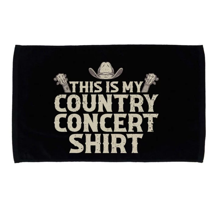 Cool Country Concert For Wo Country Music Lover Microfiber Hand Towel