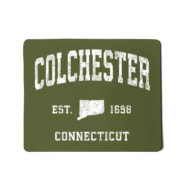 Colchester Connecticut Ct Vintage Athletic Mousepad