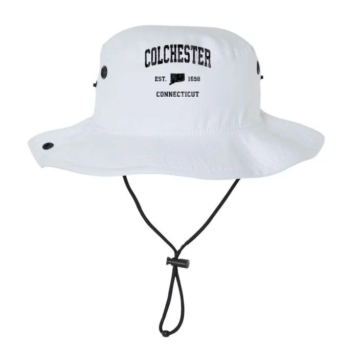 Colchester Connecticut Ct Vintage Athletic Legacy Cool Fit Booney Bucket Hat